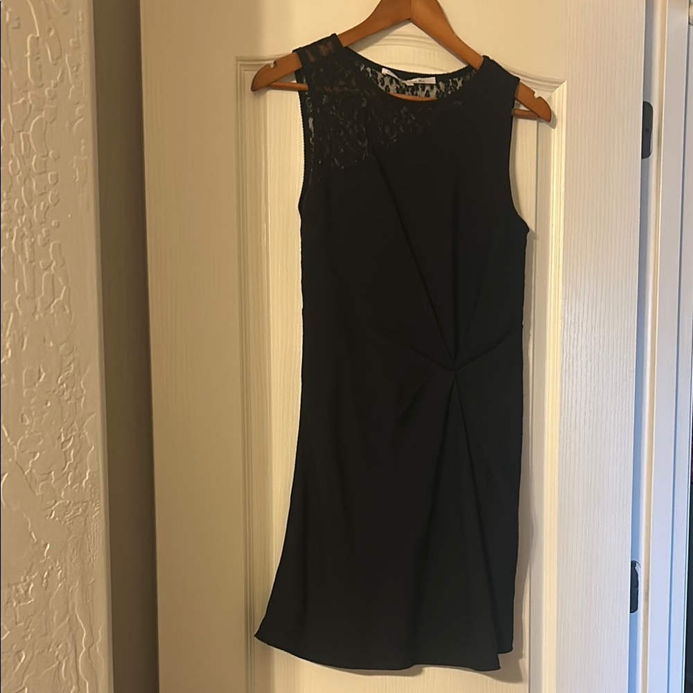 RACHEL Rachel Roy Black Sheath Mini Cocktail Dress